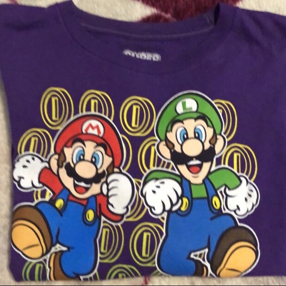 Super Mario Boys Long Sleeve